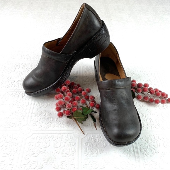 Born Leather Toby Clog Shoe SZ 11 - Picture 7 of 7